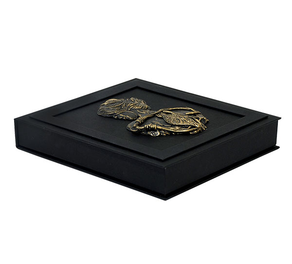 3d print black jewelry gift box.
