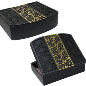 Black VIP leather gift boxes