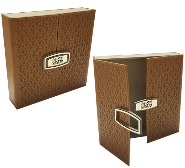 Elegant leather gift boxes