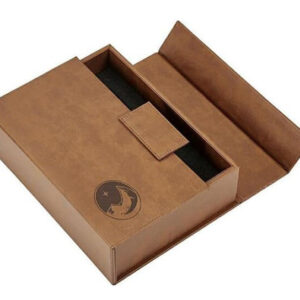 Essential oil leather box