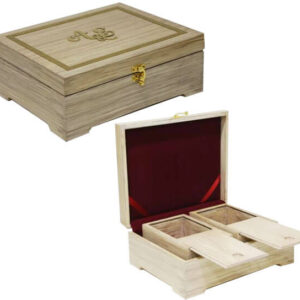 Luxury wooden wedding invitation boxes
