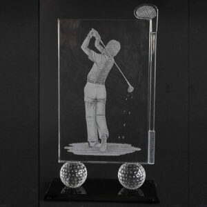 Bespoke crystal golf souvenirs